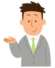 案内する2・男性1