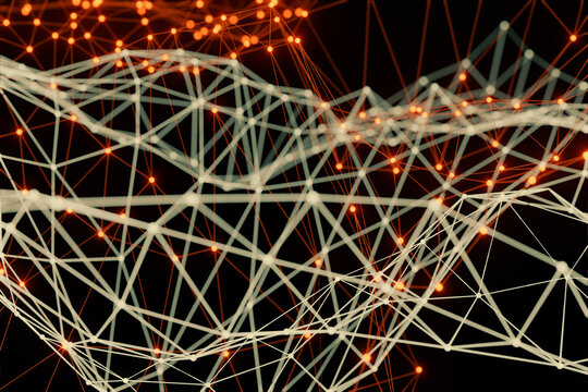 Geometric background of connected lines and points