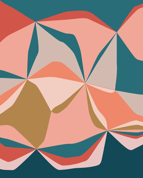 Vibrant Nature Inspired Graphic Illustration