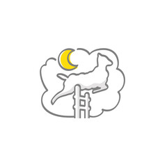 Counting Shleep insomnia symbol vector format for symbol, design element, infographic or any other purpose.