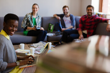 Creative business people meeting in office