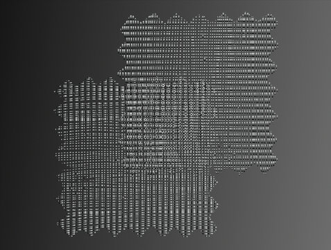 Digital Fabric Overlapping