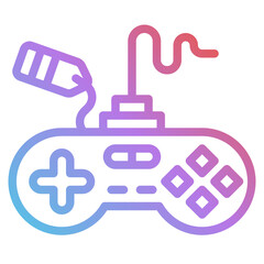video game gradient icon