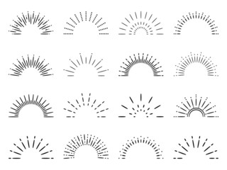 サンバースト　太陽光のオーナメント