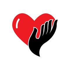 Hand Care Logo Template vector