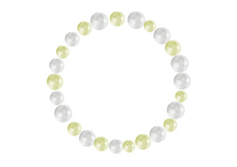 金と銀のボールのリース