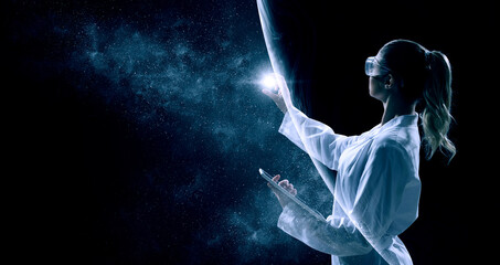 The universe within . Mixed media