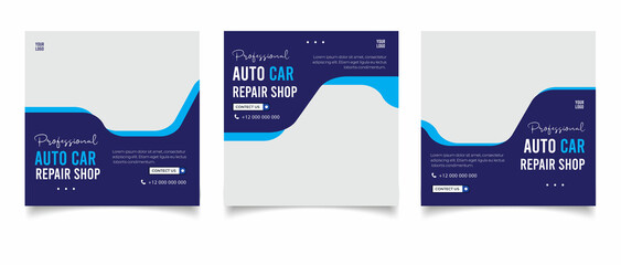 Car Repair service for social media post