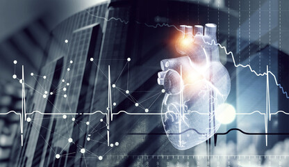 Moderm medicine. Cardiology . Mixed media