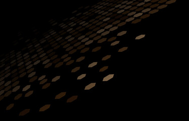 Black Shape Halftone Bg