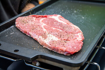 バーベキュー　BBQ　鉄板焼き　肉　おうち時間　休日の過ごし方　