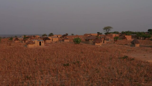 traveling front in a small African village, Angola 6