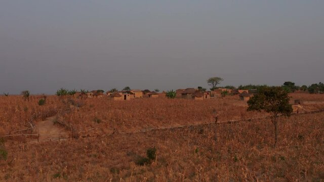 traveling front in a small African village, Angola 5