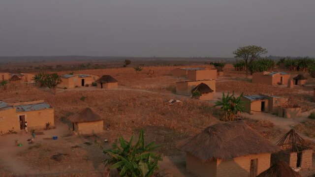 traveling front in a small African village, Angola 9