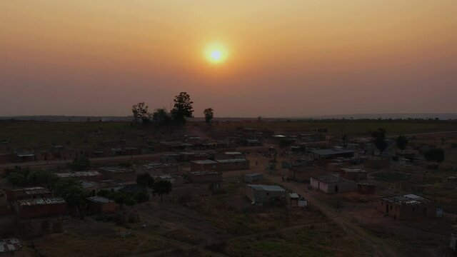 traveling front in a small African village, Angola 10