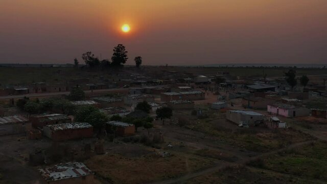 traveling front in a small African village, Angola 11