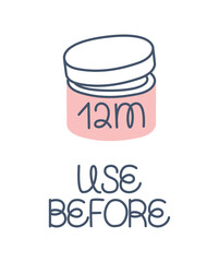 lettering of use before