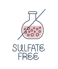 sulfate free icon