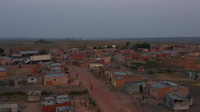 traveling front in a small African village, Angola 13