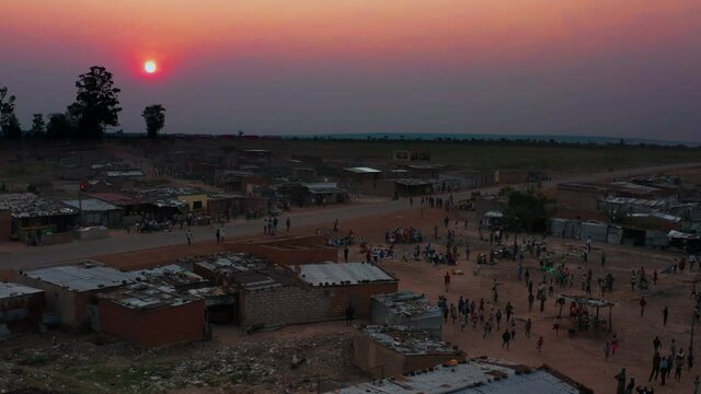 veling front in a small African village, Angola 16
