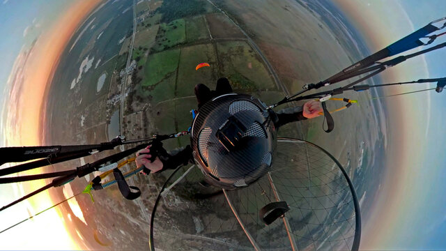 Paramotor Flight