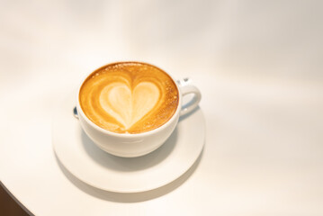 cup of coffee with milk