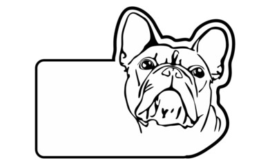 Dog themed signboard