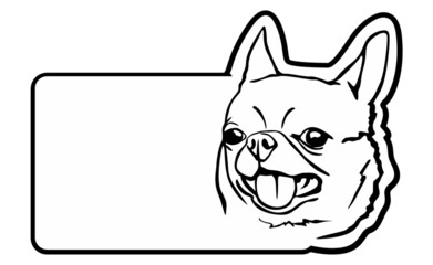 Dog themed signboard