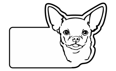 Dog themed signboard