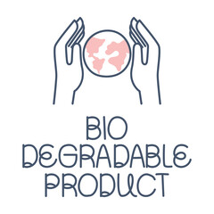 biodegradable product icon