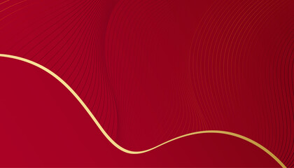 Modern luxury dark red and gold background