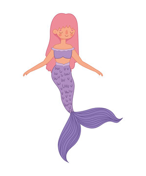 Purple Mermaid Design