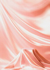 Podium rose gold color  Satin Silky Cloth for podium background,