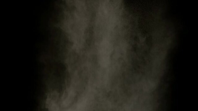 Falling debris and dust with Alpha channel, compositing in the foreground