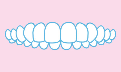 歯並びのイラスト © わさび