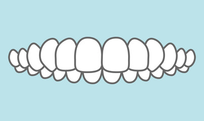 歯並びのイラスト © わさび