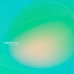 Circles idea motion network. Abstract circles design element. Vector shapes on blue background