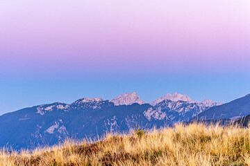 Kamnisko-Savinjske Alpe in the morning