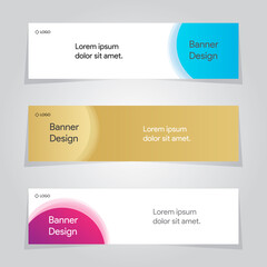 Abstract Minimal Vector Ad Banner Template Promotion Tools Business Web Background
