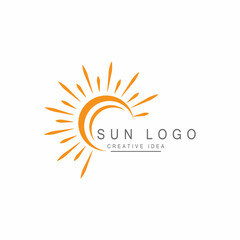 Sun Vector illustration Icon Logo Template design