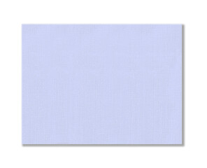 Vintage canvas texture in light violet, color on white background. Organic soft lilac blue texture concept for simplicity scrap backdrop, simple on white background.