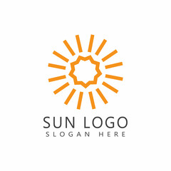 Sun Vector illustration Icon Logo Template design