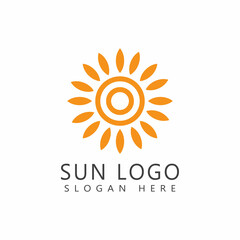 Sun Vector illustration Icon Logo Template design