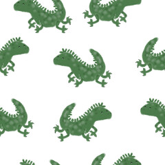 Seamless pattern with lizards. Design for a holiday. Printing for wrapping paper. An illustration for printing. Children's composition. Texture for fabric and paper.