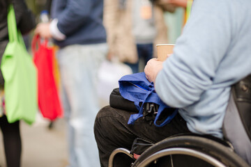 Obraz premium People talking during conference break