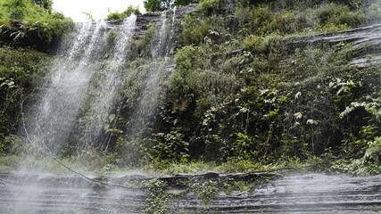The natural waterfall in Rangamati district. 