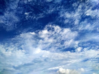 Clouds play across the sky