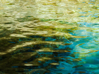 Surface of sea water.