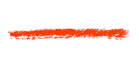Grunge Streifen mit roter Farbe auf weißem Hintergrund