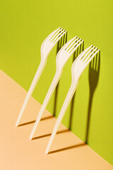 Forks - kitchen utensils, food concept
